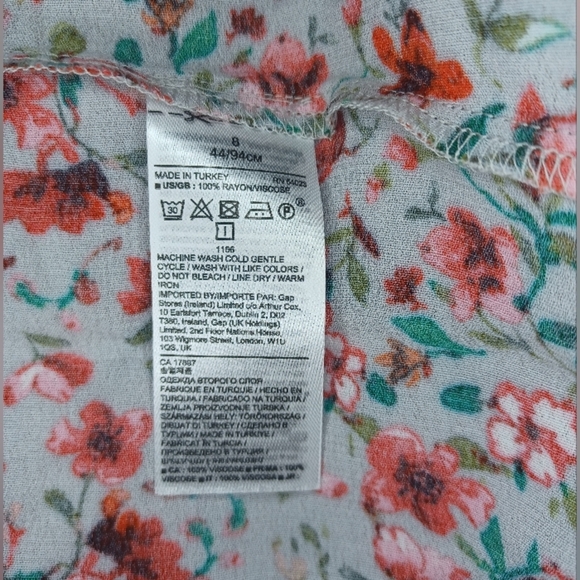 Banana Republic Red and Pink Smocked Pencil Maxi Skirt - Picture 5 of 10